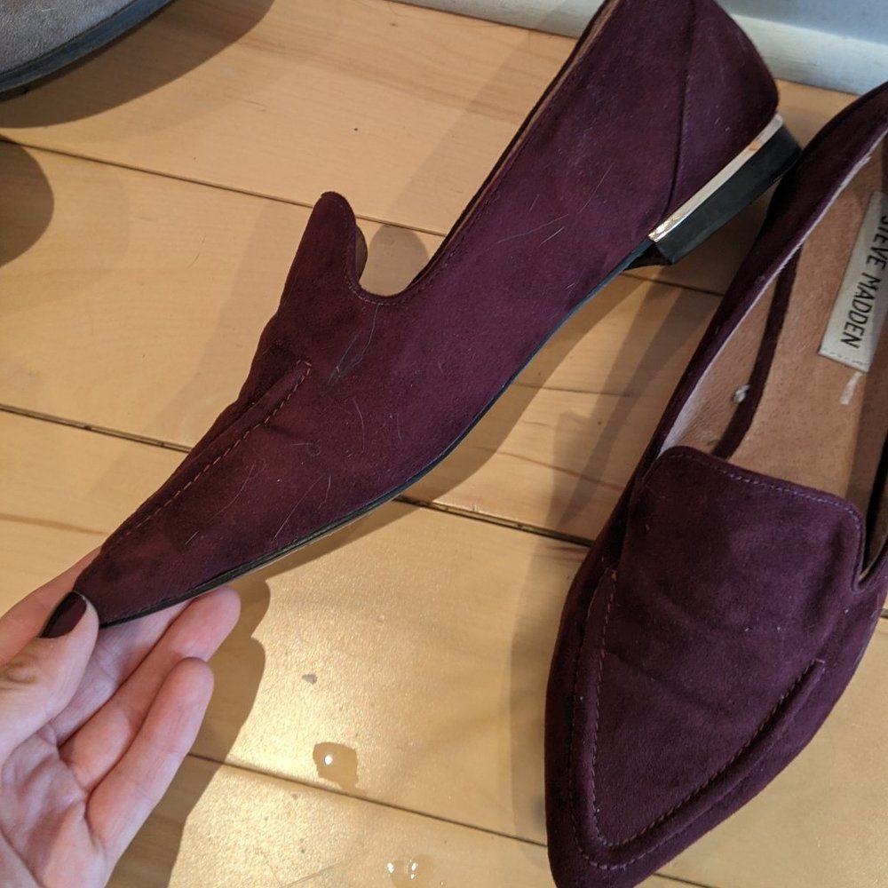 Burgundy Steve Madden Loafers Size 38 (7.5)